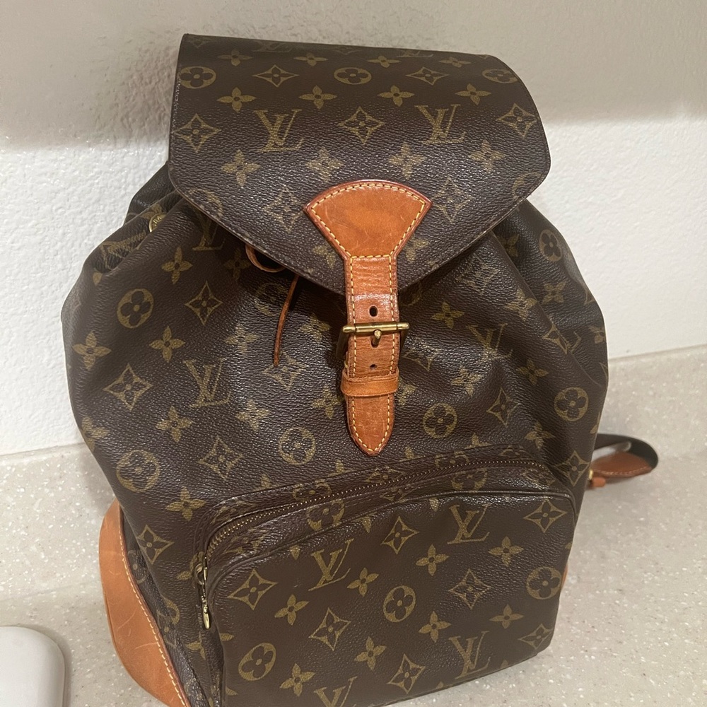 Authentic Louis Vuitton Brown Monogram Backpack